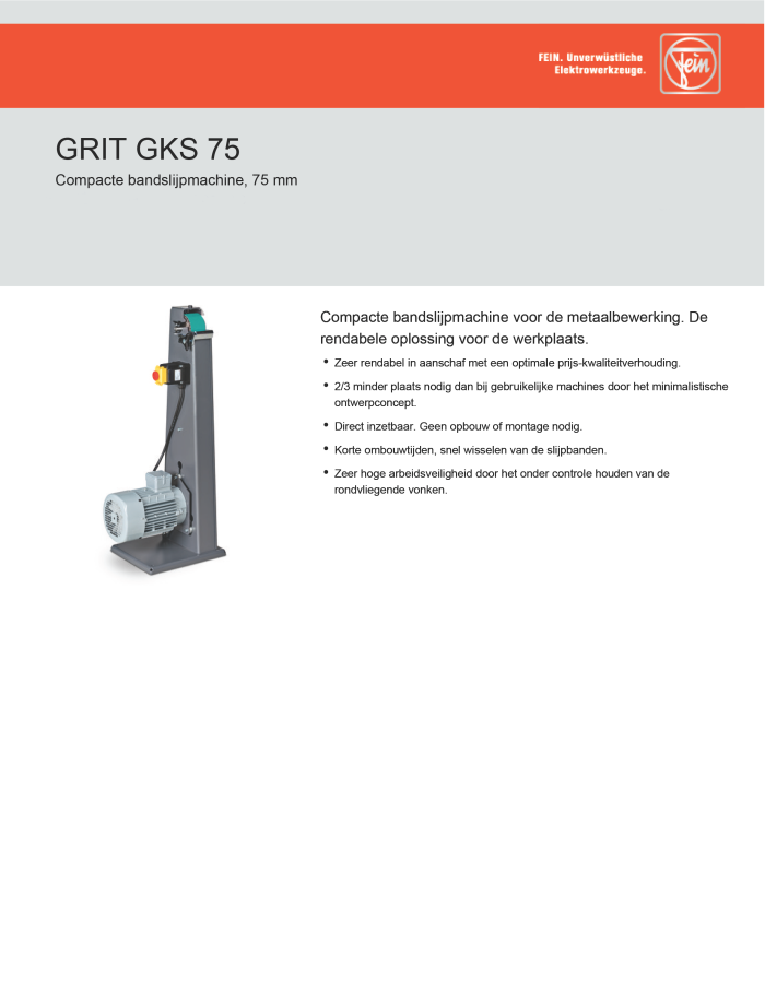 GRIT GKS 75 Datasheet