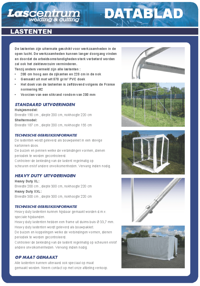 Lastenten datasheet