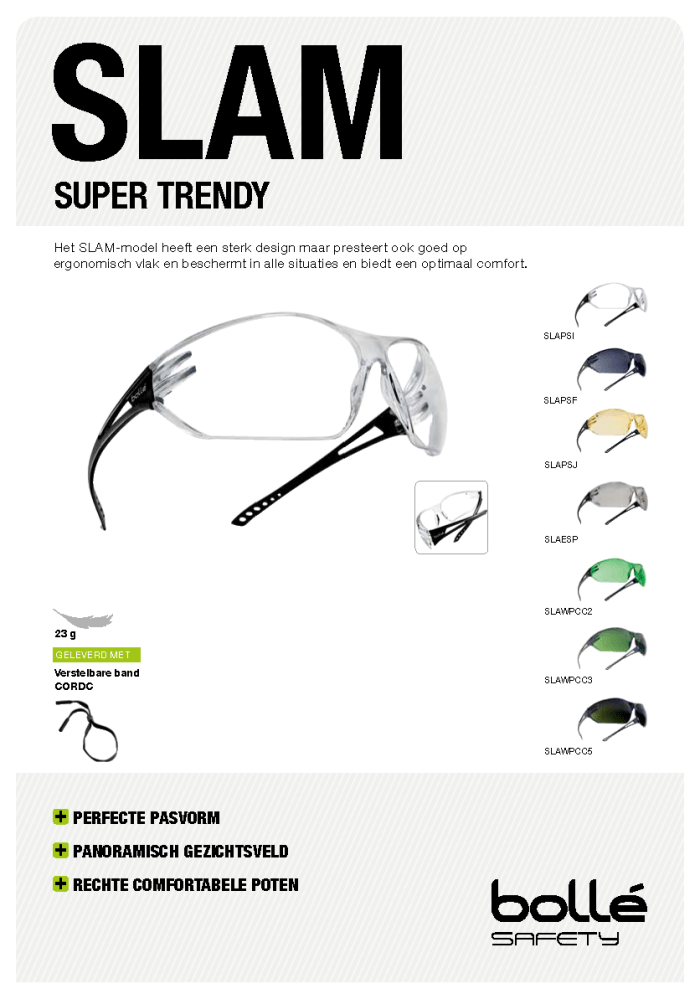BOLLÉ Safety SLAM Datasheet
