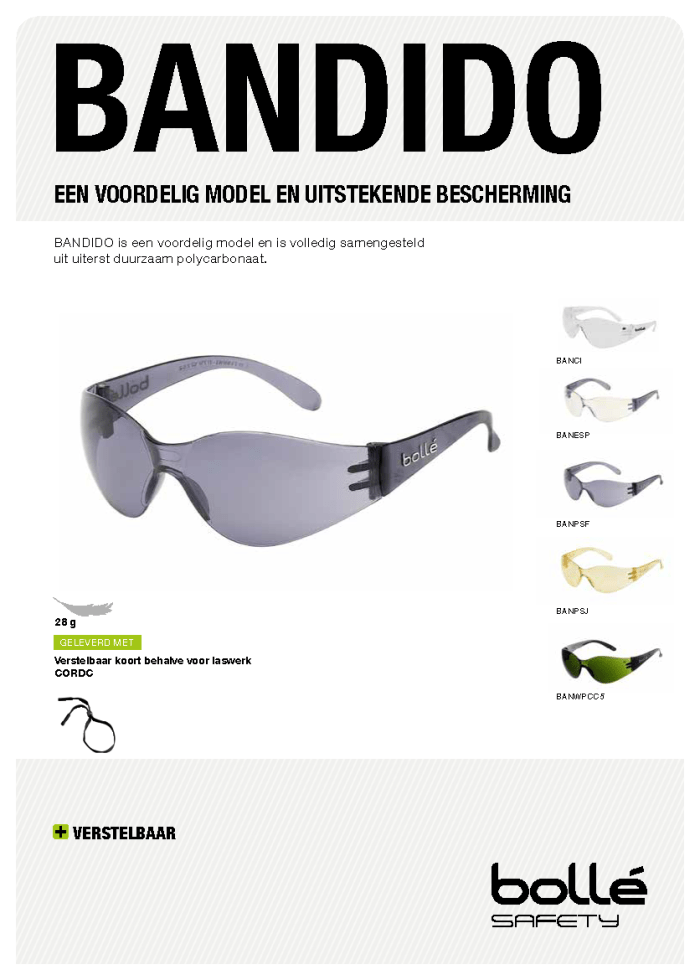 Lasbril BANDIDO Datasheet