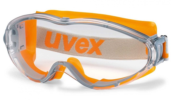 Uvex slijpbril oranje grijs