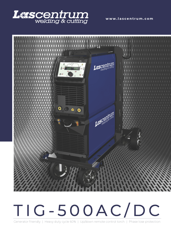 Datasheet TIG-500AC-DC