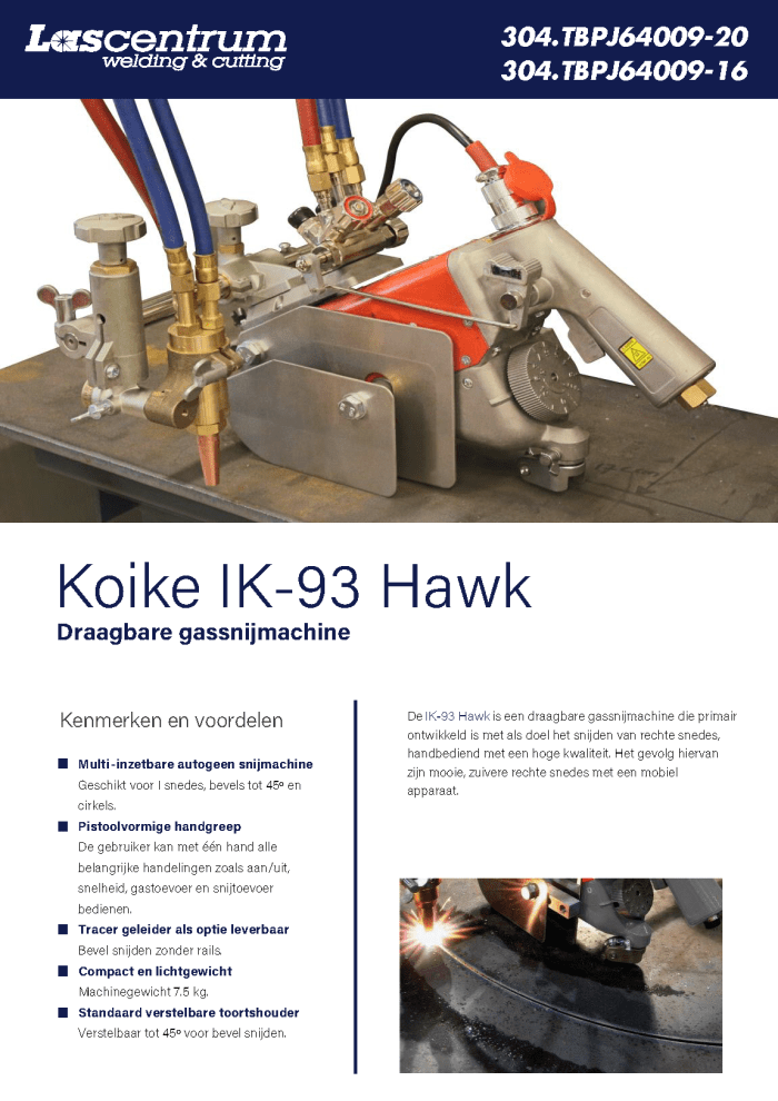 Datasheet Koike IK-93 Hawk