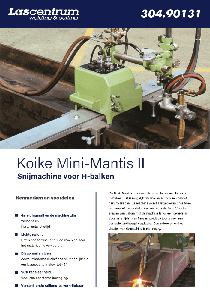 Datasheet Koike Mini-Mantis II