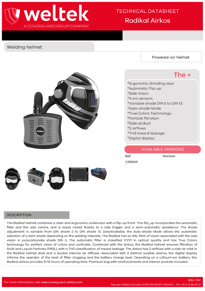 Weltek Radikal Airkos datasheet