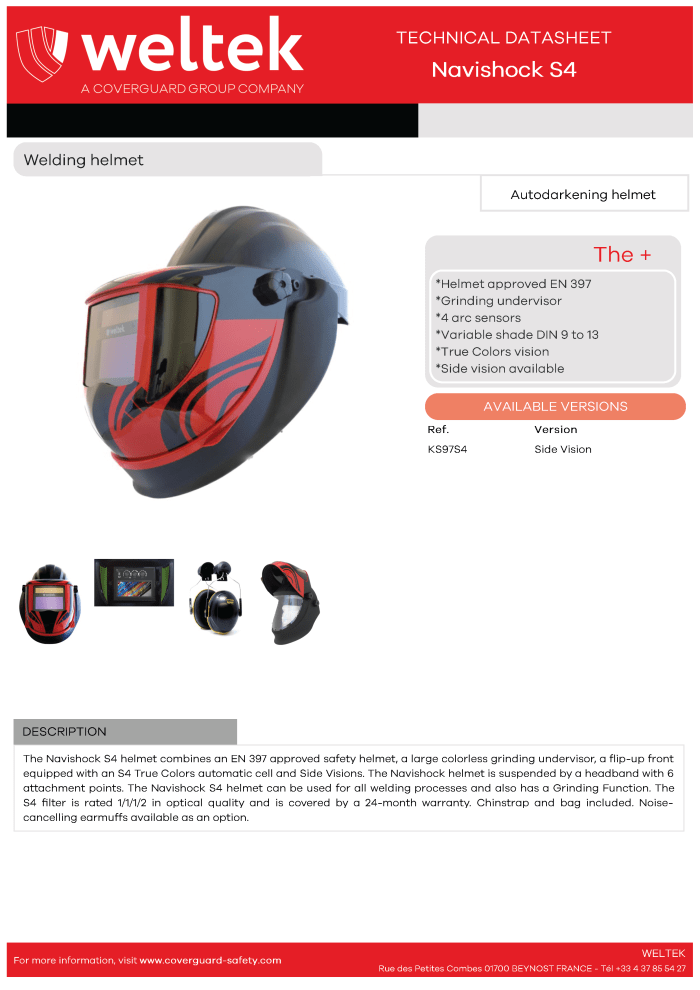 Weltek Navishock S4 datasheet