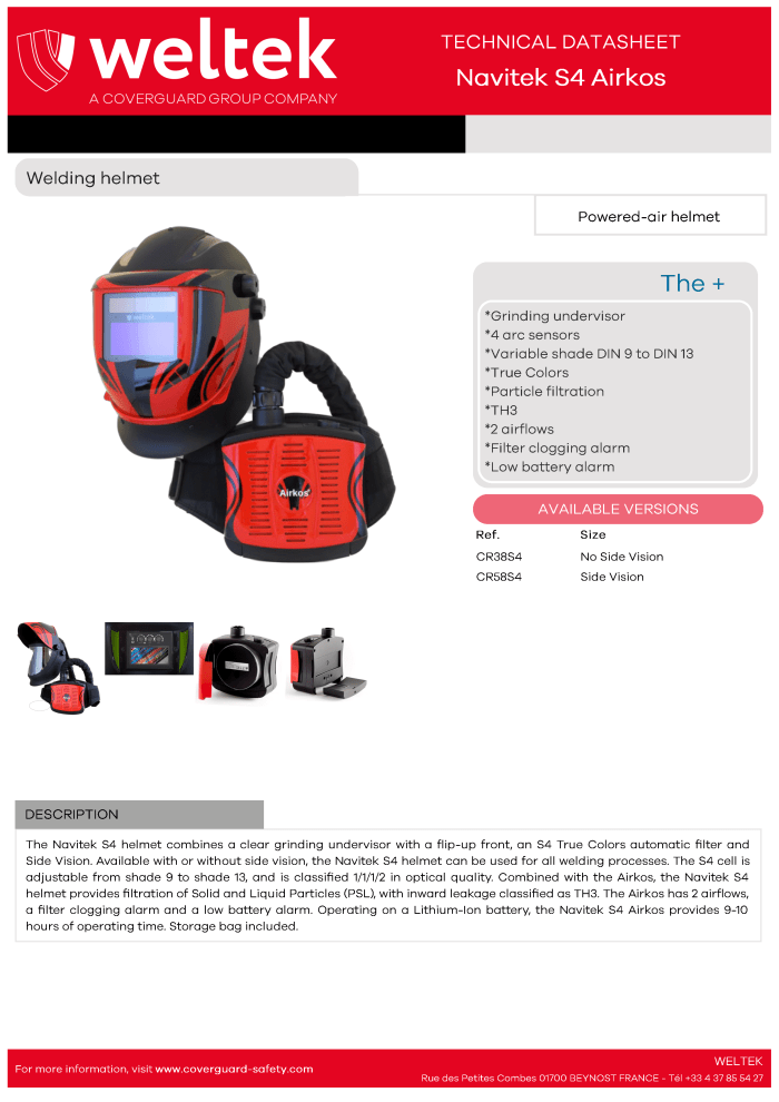 Weltek Navitek S4 Airkos datasheet