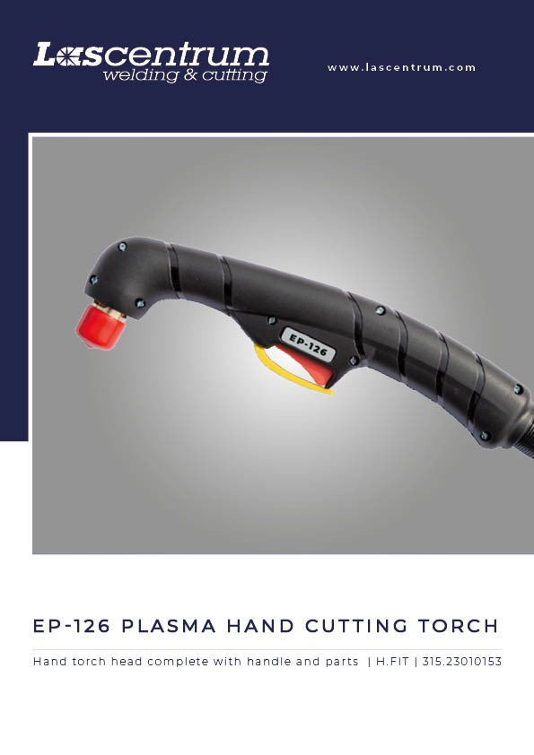 Helvi hand cutting torch EP-126, 75°
