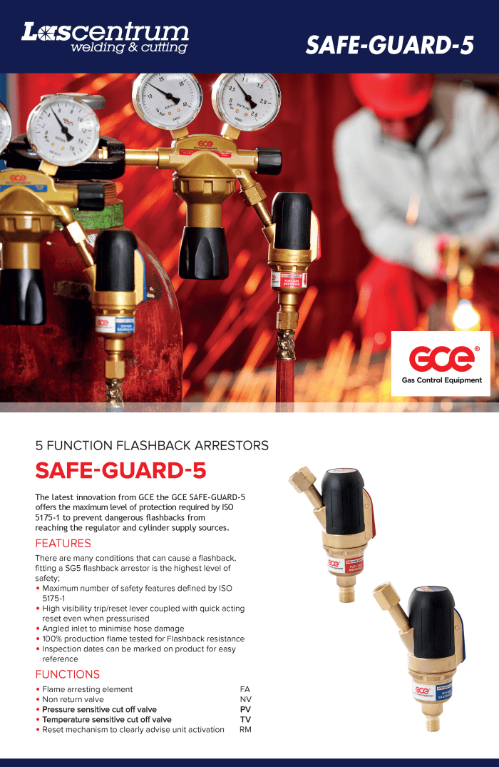 Vlamdover GCE Safe-Guard 5 Datasheet