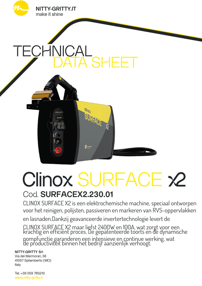 Clinox surface X2 nl