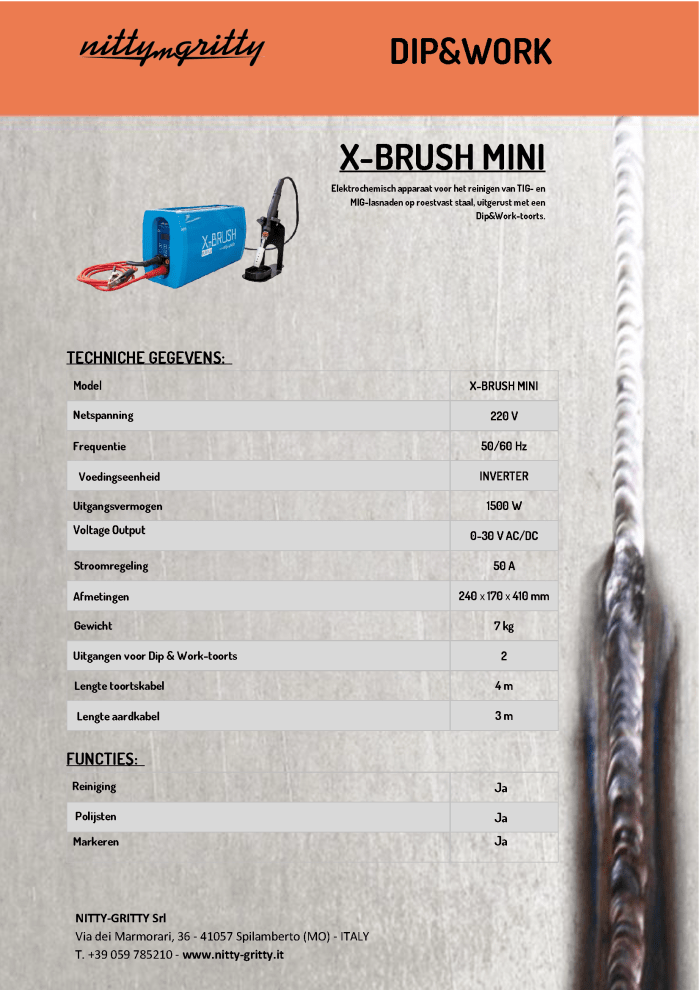 X-BRUSH MINI NL