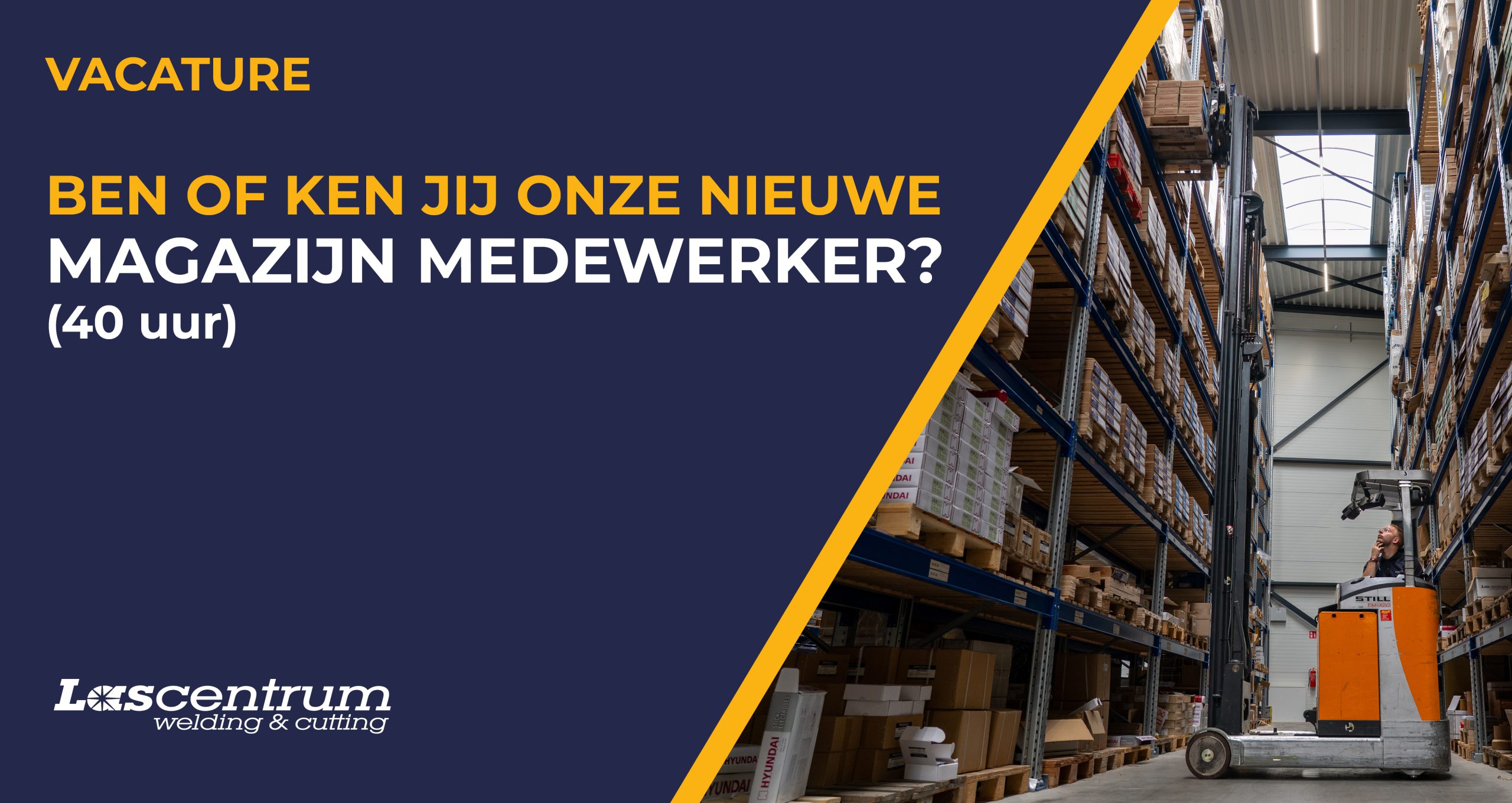 Kom werken in ons magazijn!